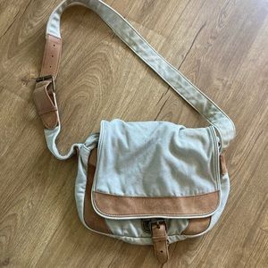 LL Bean canvas crossbody bag